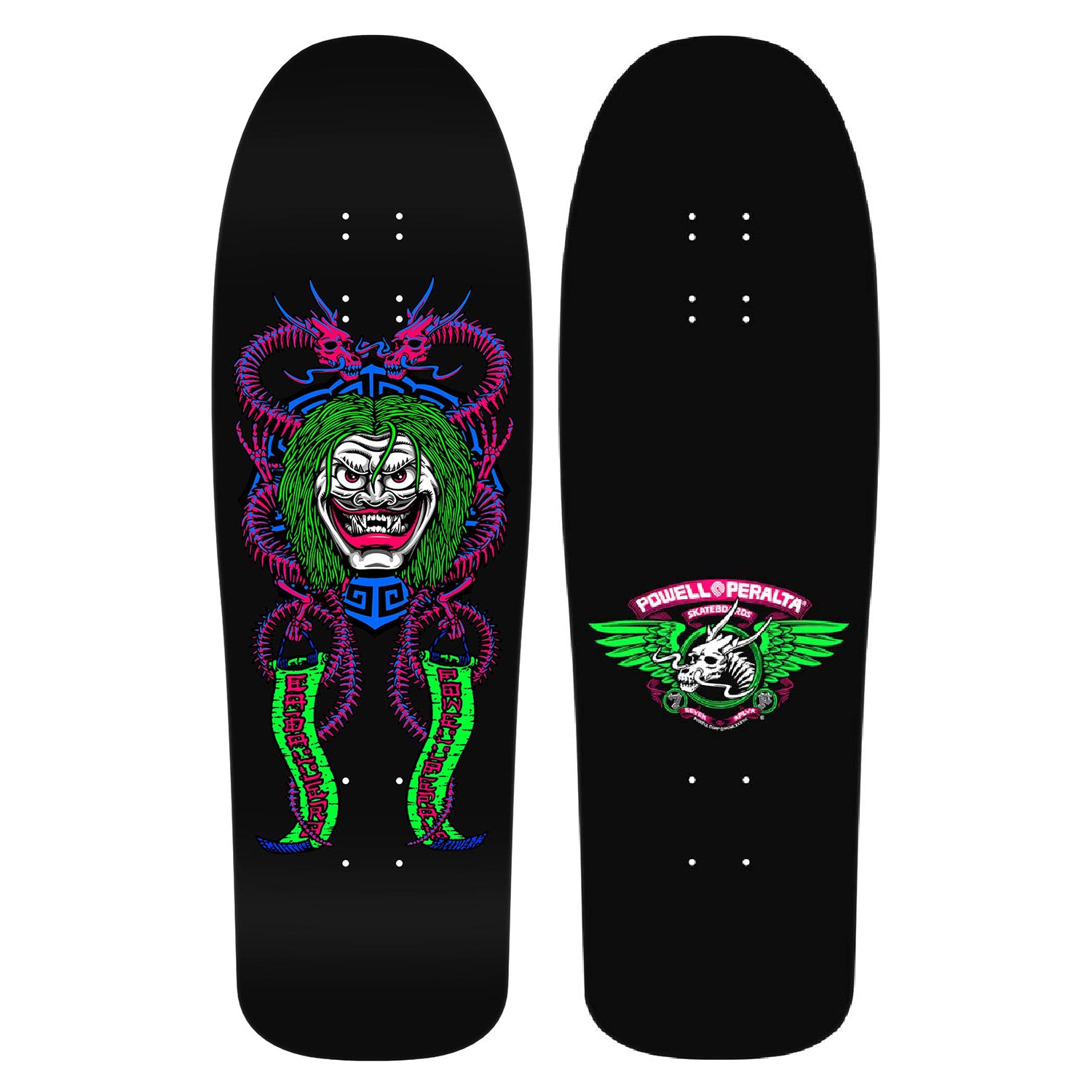 Tabla Powell Caballero Mask 01 Blacklight Clásico y Moderno