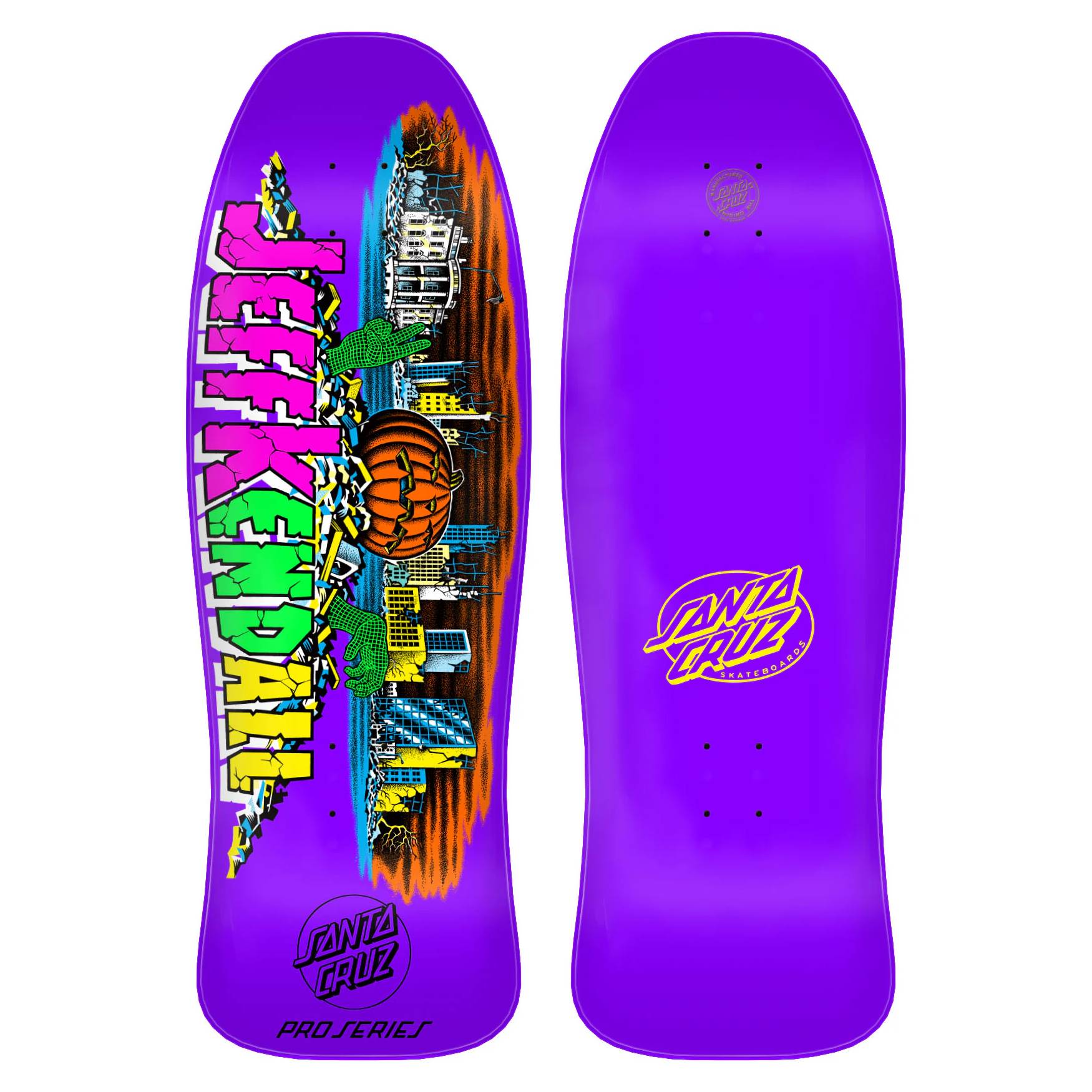 Tabla Skate Santa Cruz Jeff Kendall Pumpkin Reissue 10.0