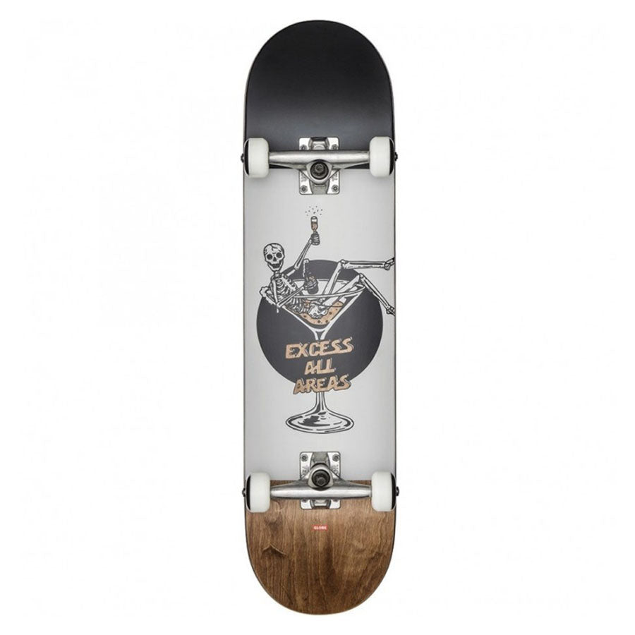 Tabla Skate Completa Globe G1 Excess White Brown