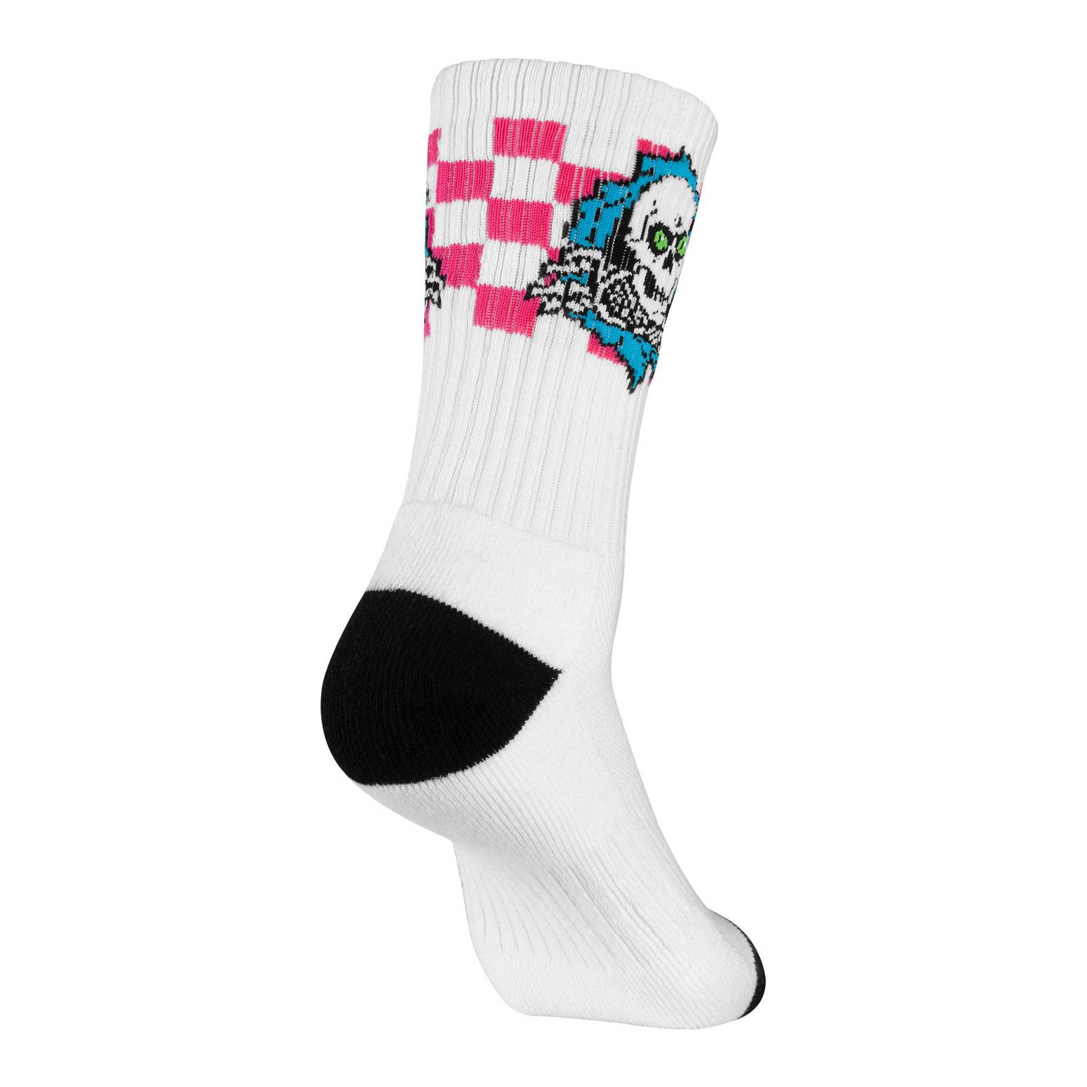 Calcetines Powell Peralta Ripper Checker Stripes White