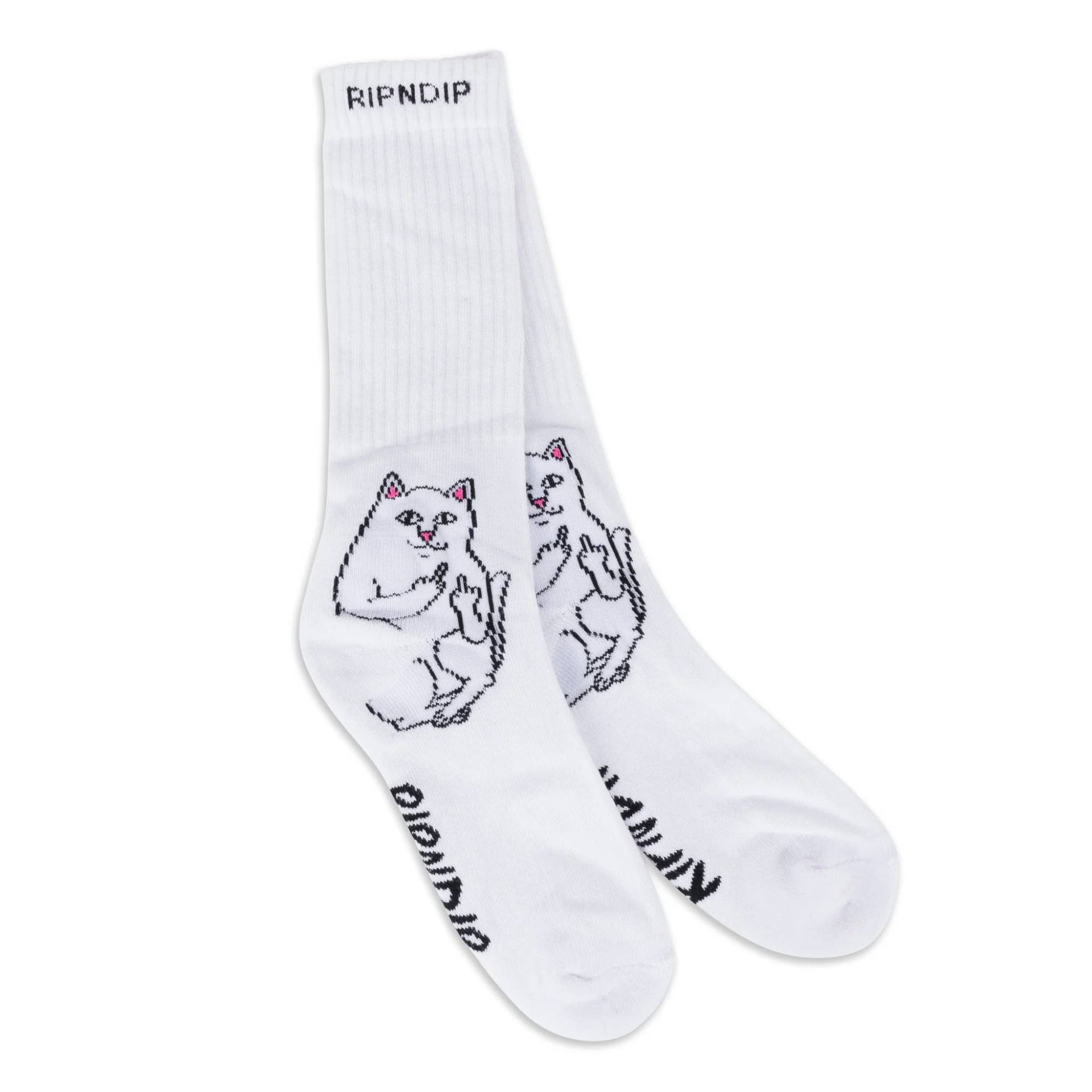 Calcetines Ripndip Lord Nermal White