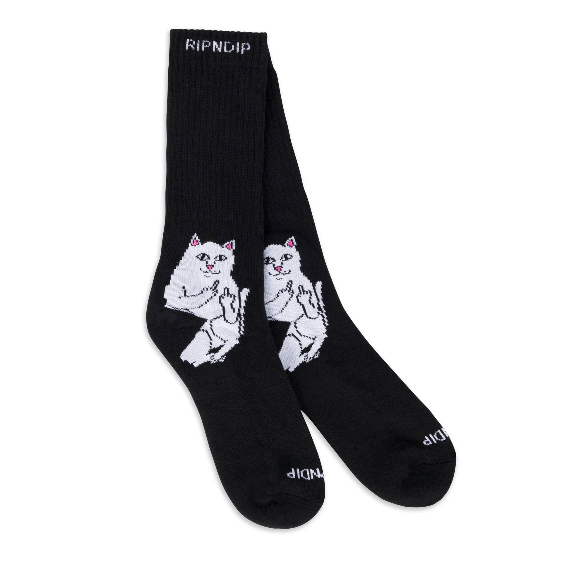 Calcetines Ripndip Lord Nermal Black