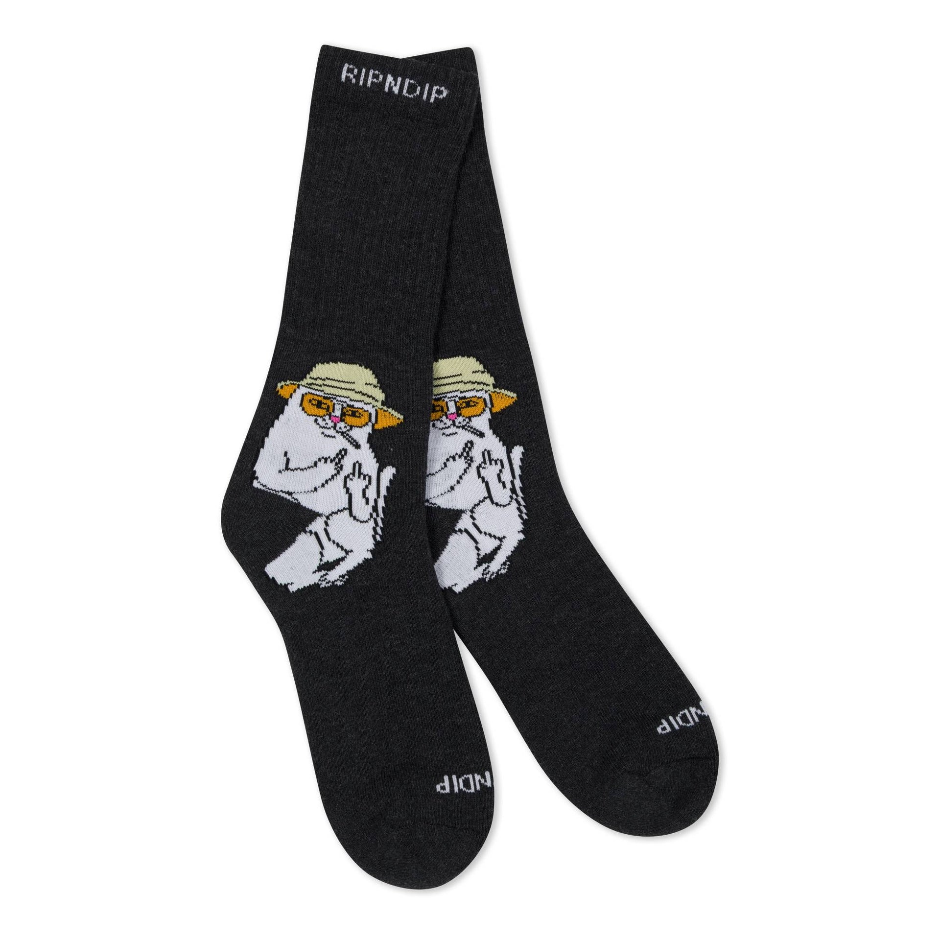 Calcetines Ripndip Nermal S Thompson Black Heather