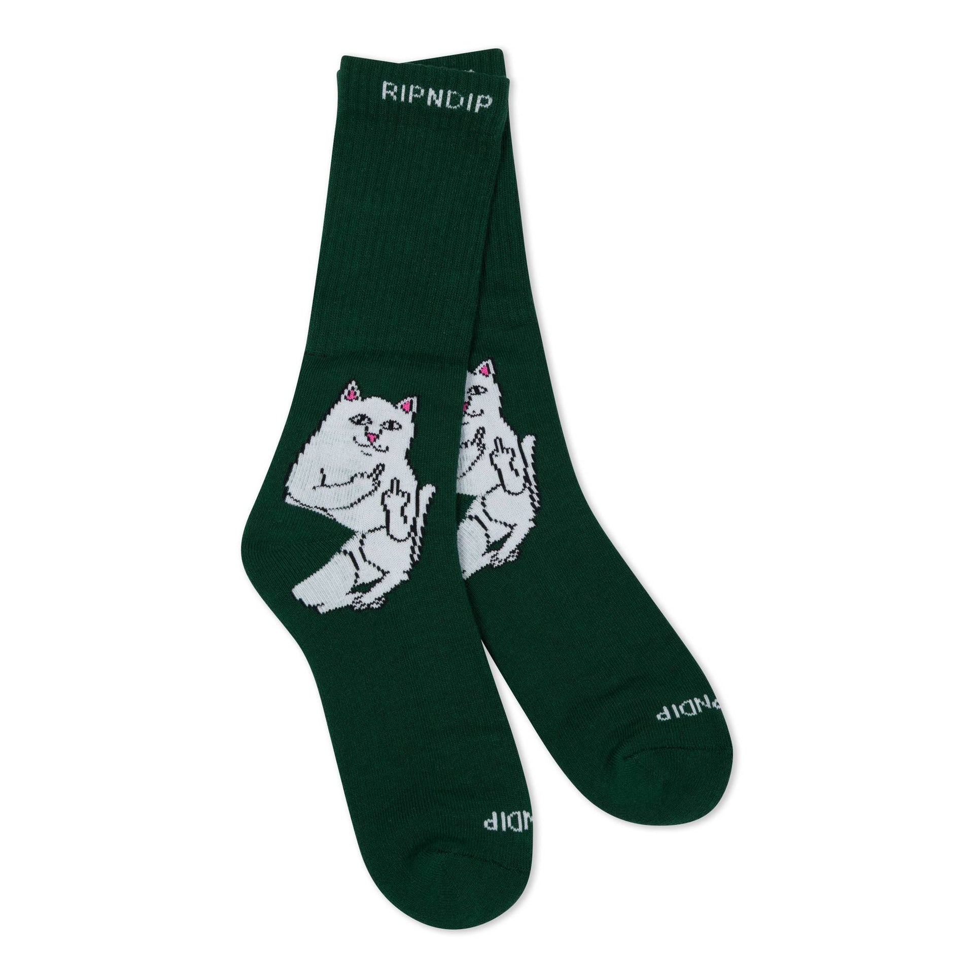 Calcetines Ripndip Lord Nermal Hunter Green