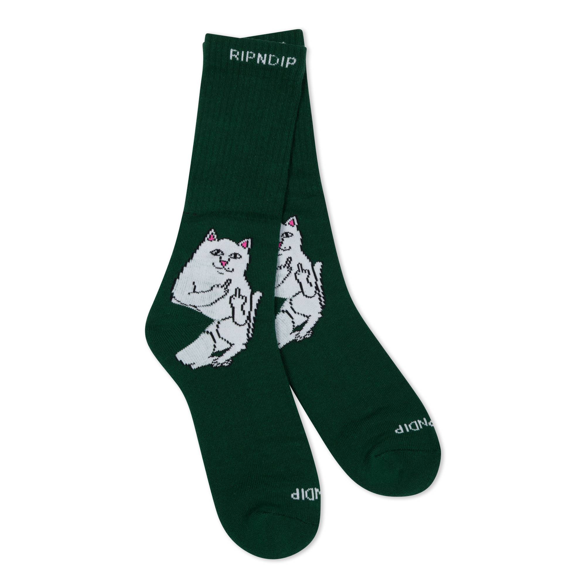 Calcetines Ripndip Lord Nermal Hunter Green