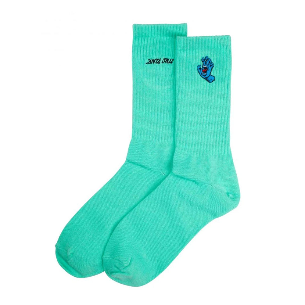 Calcetines Santa Cruz Screaming Mini Hand Jade Green