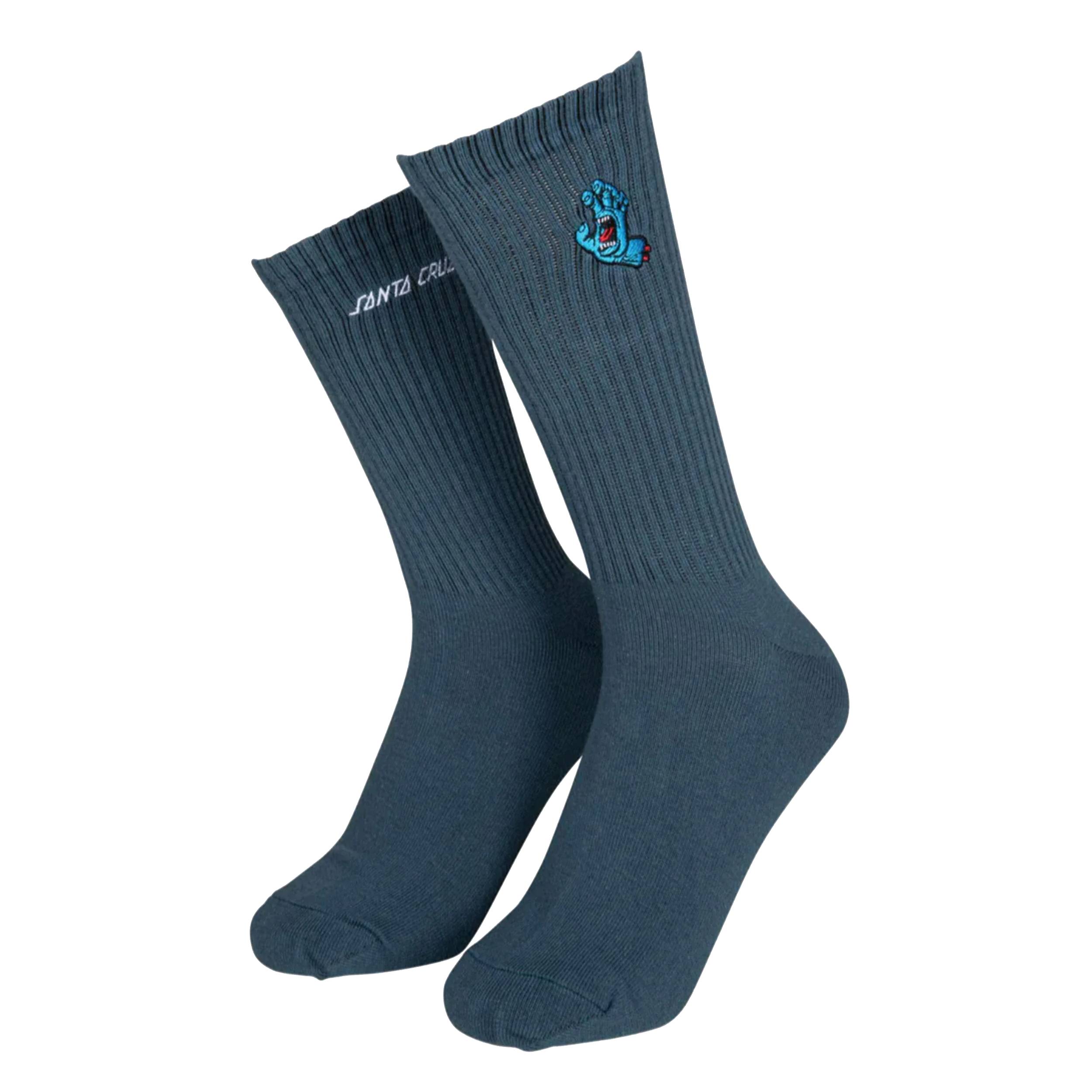 Calcetines Santa Cruz Screaming Mini Hand Storm Grey