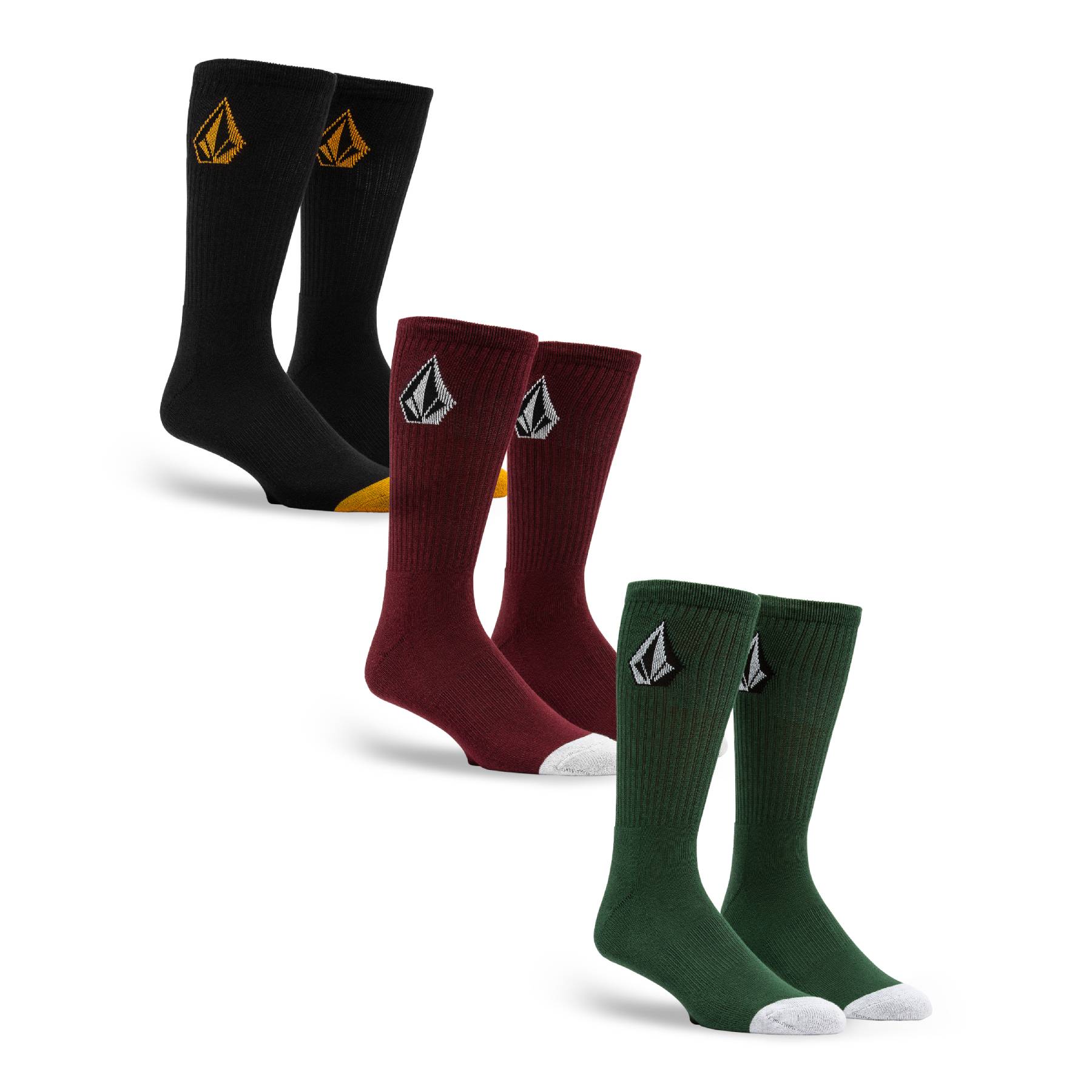 Pack 3 Calcetines Volcom Full Stone Mix