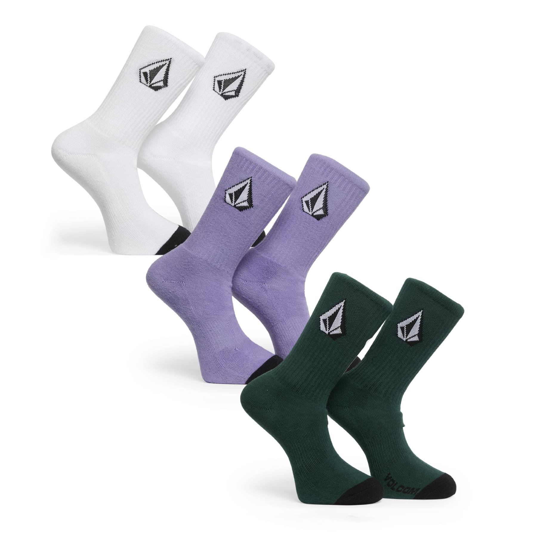 Pack 3 Calcetines Volcom Full Stone Multi Niño