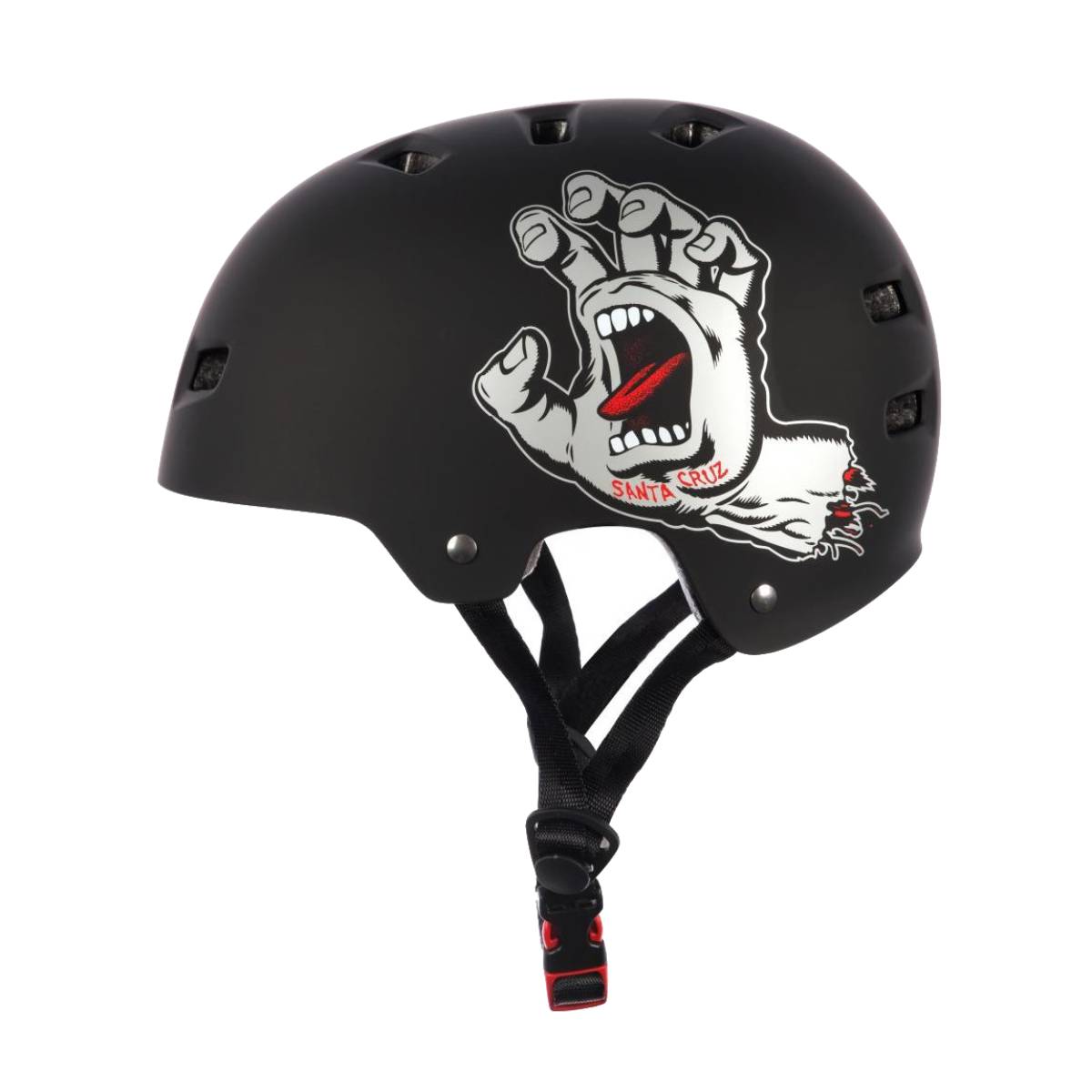 Casco Skate Bullet x Santa Cruz Screaming Hand Matte Black