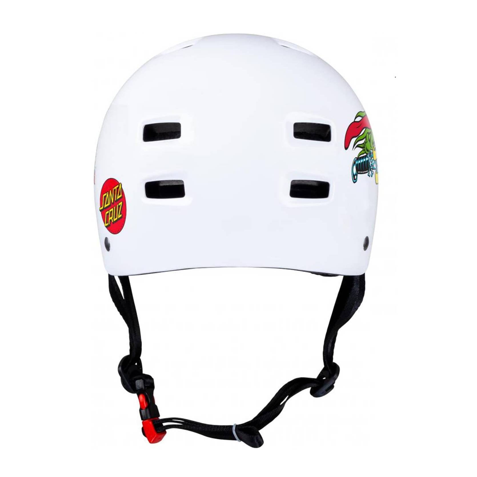 Casco Skate Bullet x Santa Cruz Slasher Gloss White Niño
