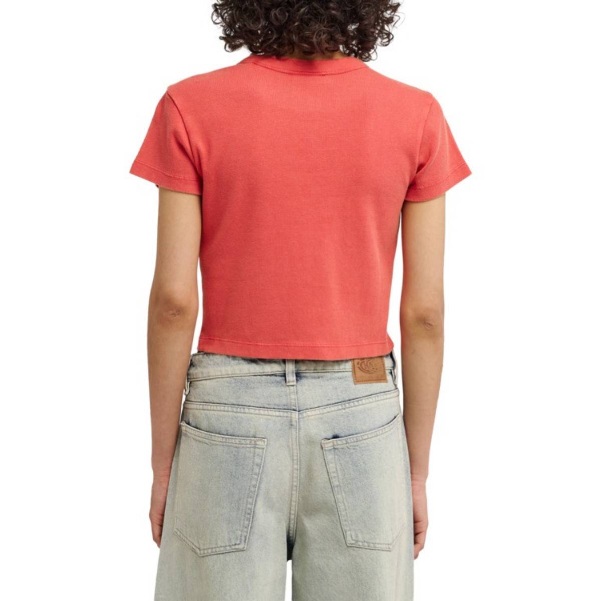 Camiseta Element Lowcase Crop Cardinal