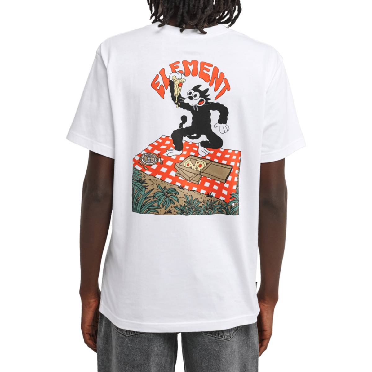 Camiseta Element Pizza Optic White