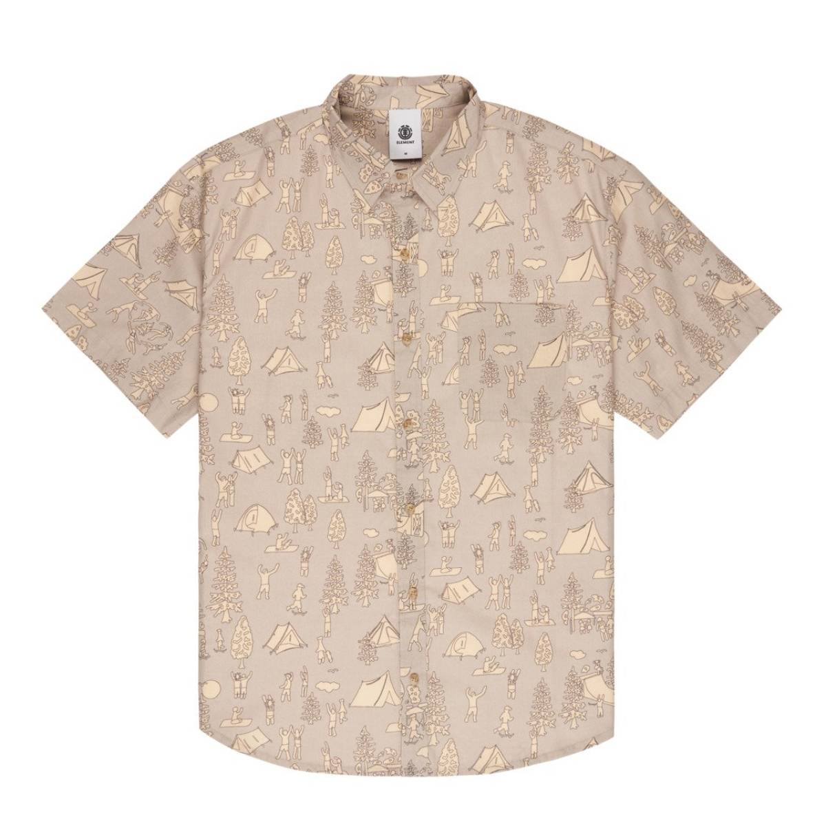 Camisa Element Regular Classic Printed Camp