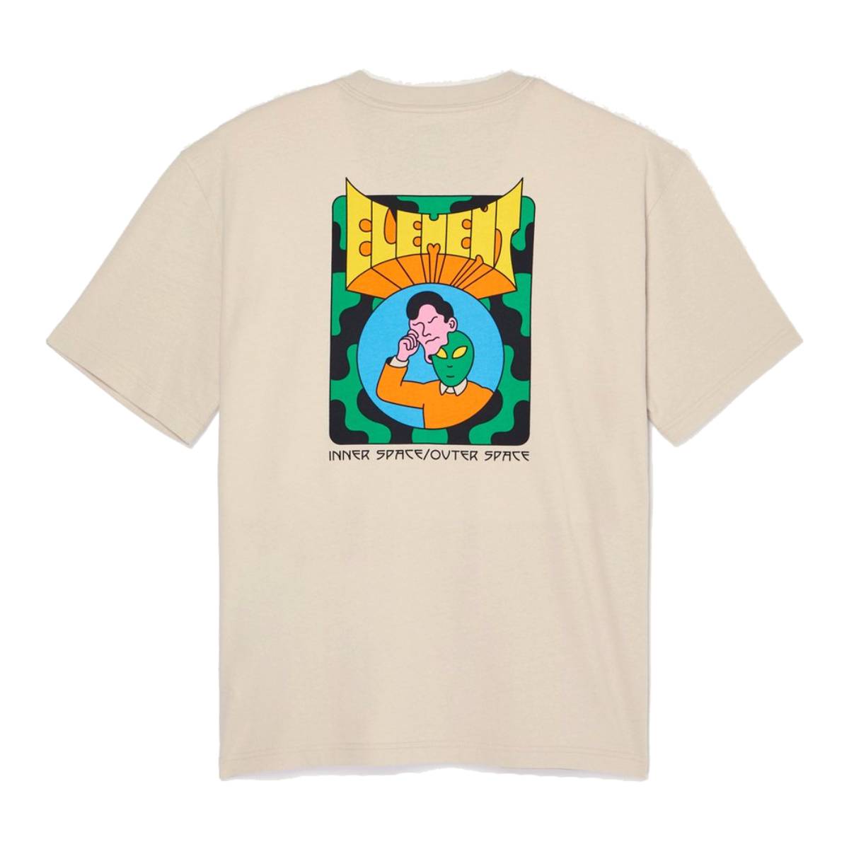 Camiseta Element Inner Space Oat Milk
