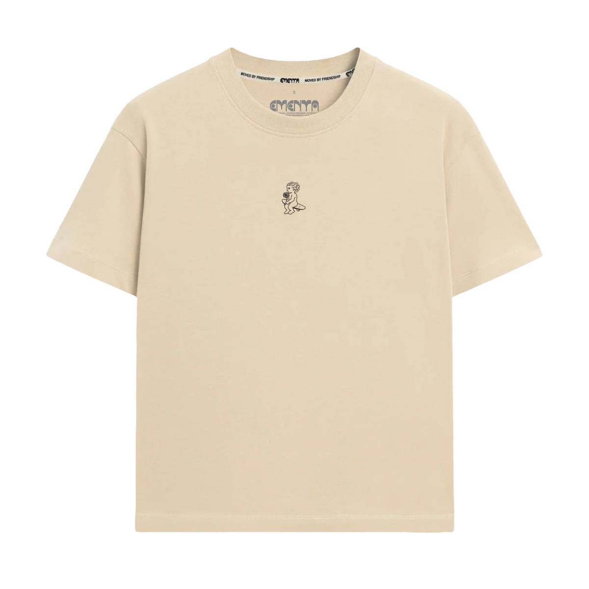 Camiseta Ementa Ikon Flower Raw Natural Forest Green