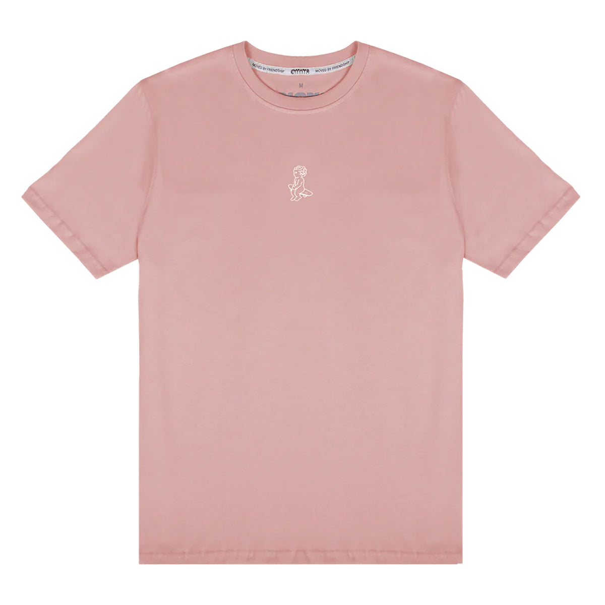 Camiseta Ementa Ikon Stamp Salmon White