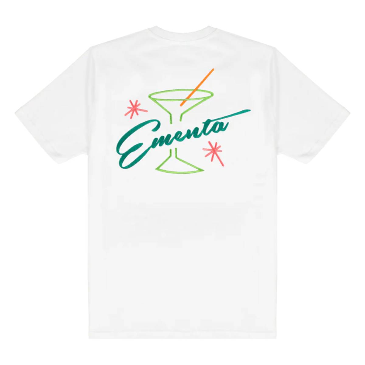 Camiseta Ementa Cocktail White