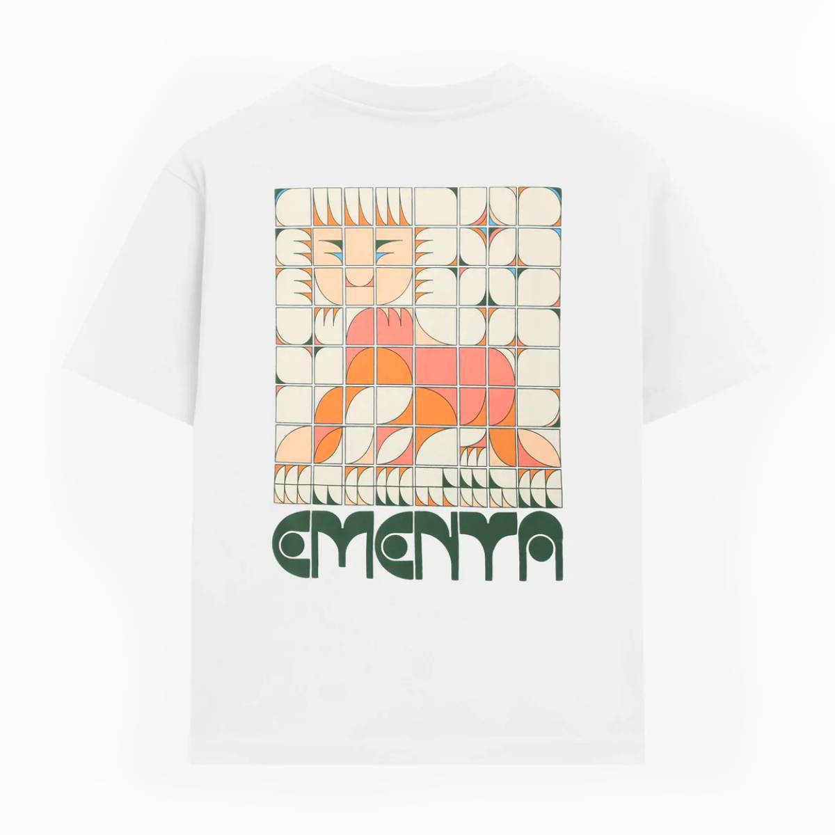 Camiseta Ementa Lion White