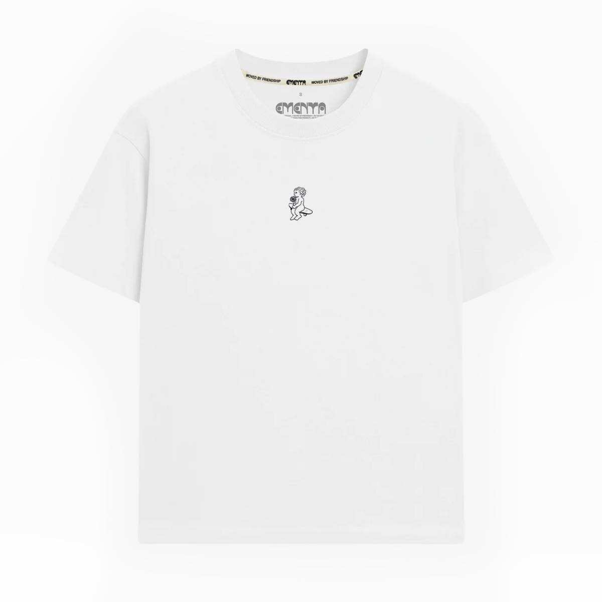 Camiseta Ementa Ikon Flower White Green