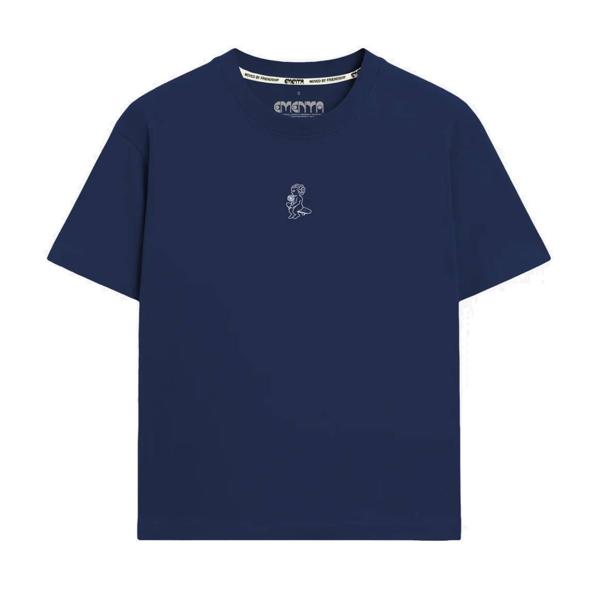 Camiseta Ementa Cloudly Dark Blue