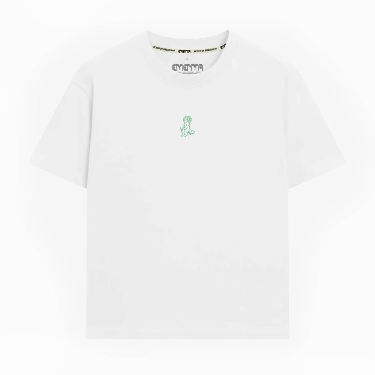 Camiseta Ementa Ikon Stamp White Green