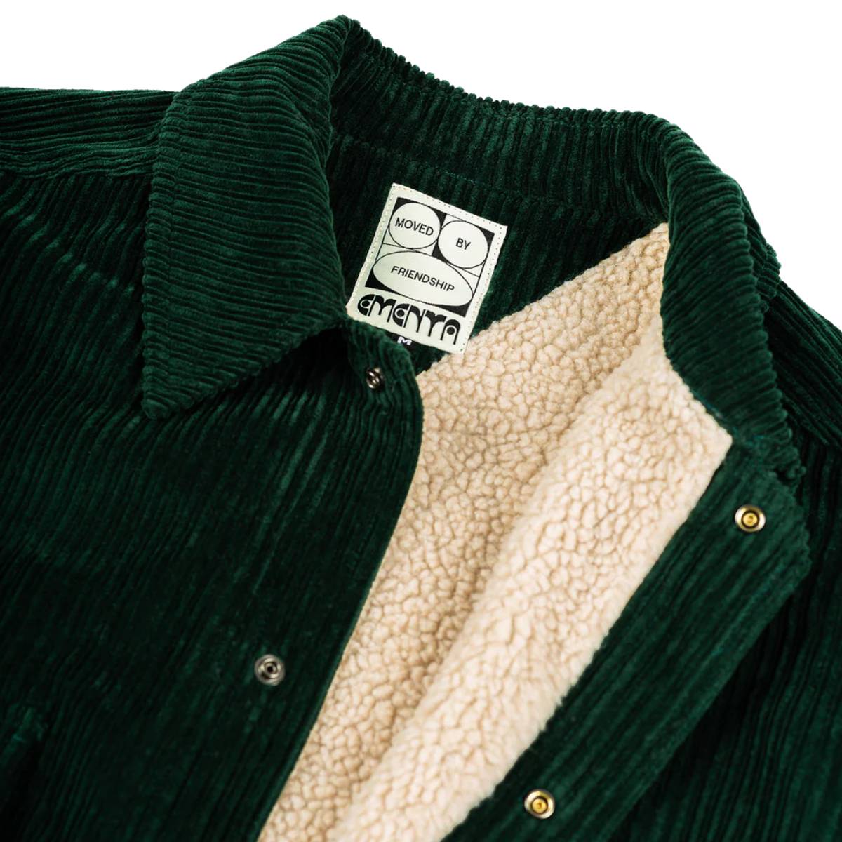 Chaqueta Ementa Looks Like Sherpa Green