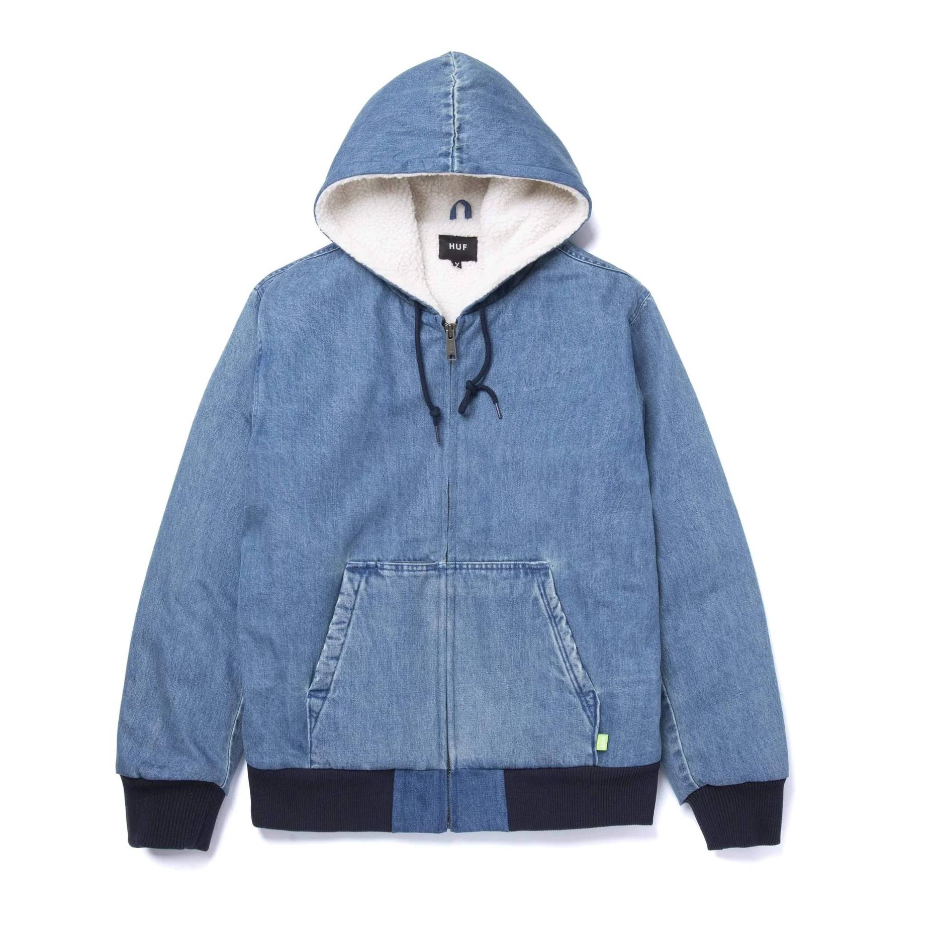 Chaqueta HUF Colton Zip Indigo