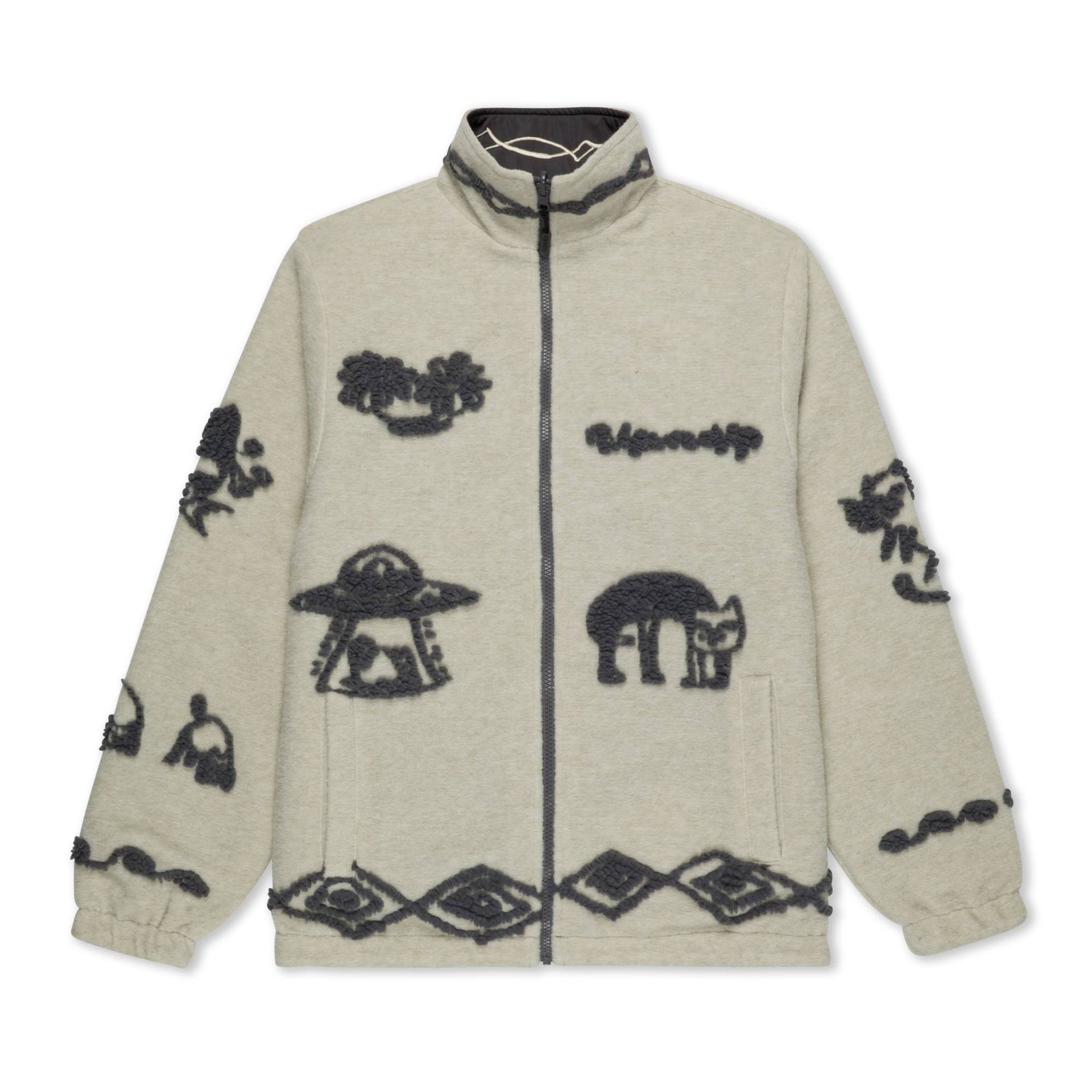 Chaqueta Ripndip Blonded Reversible Sand Charcoal