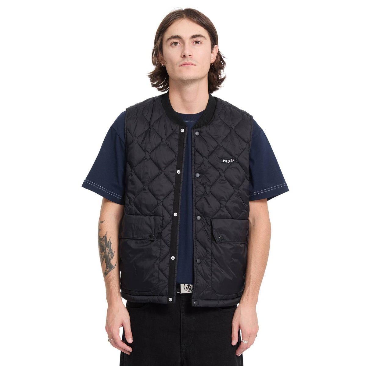 Chaleco Volcom Bowered Vest Marine Reversible