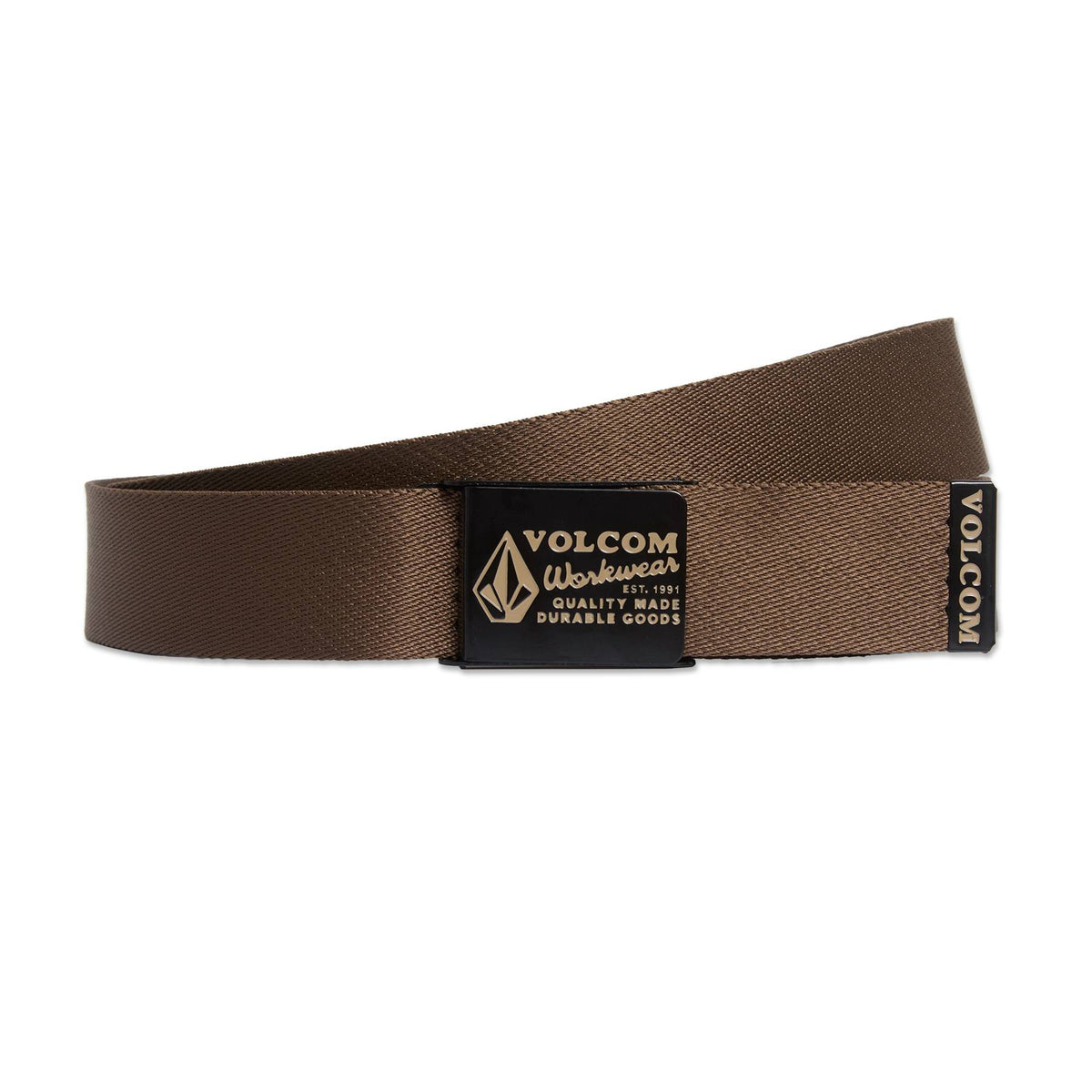 Cinturón Volcom Workwear Web Brown