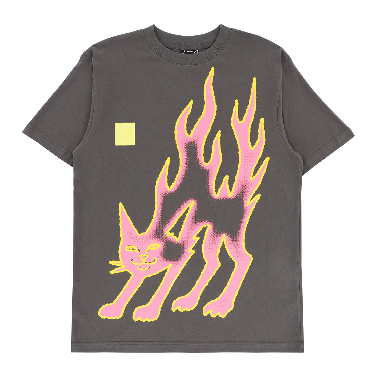 Camiseta Lakai x Ripndip Pink Flame Gray Pink 