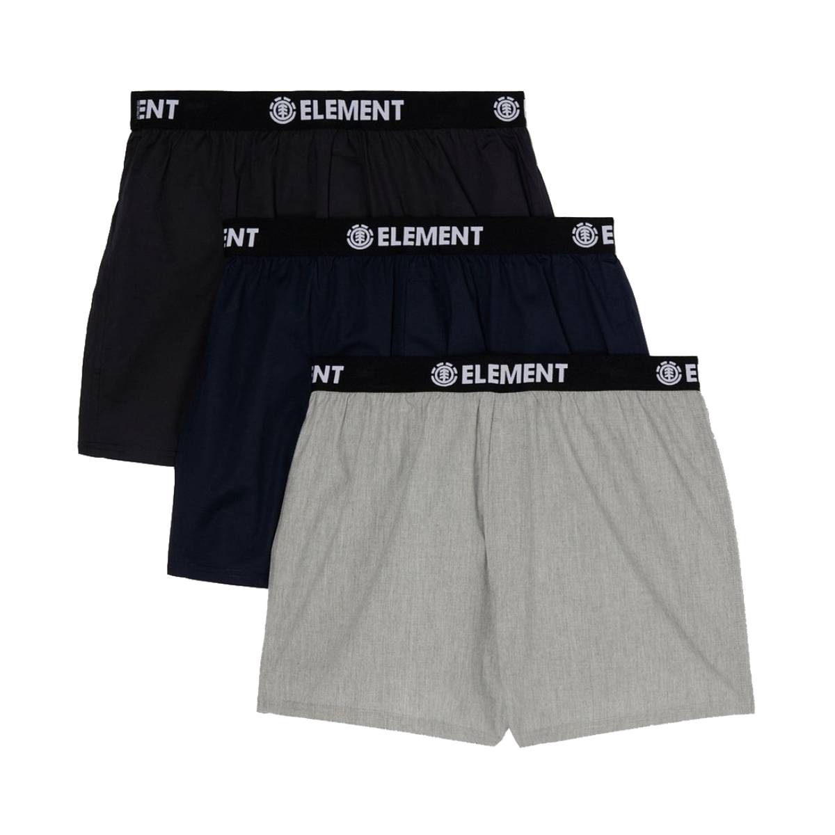 Pack 3 Calzoncillos Element Logo Boxer Multicolor