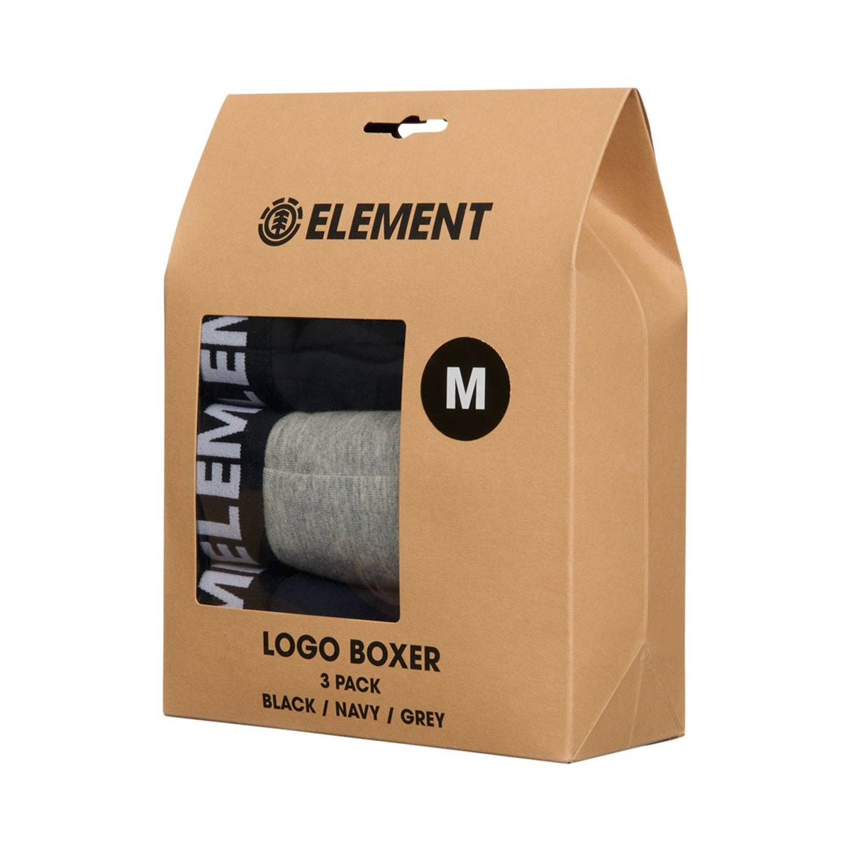 Pack 3 Calzoncillos Element Logo Boxer Multicolor