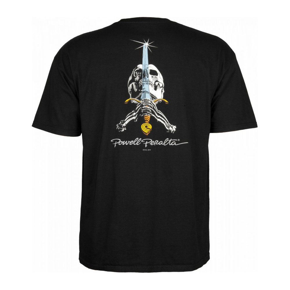 Camiseta Powell Peralta Skull & Sword Black