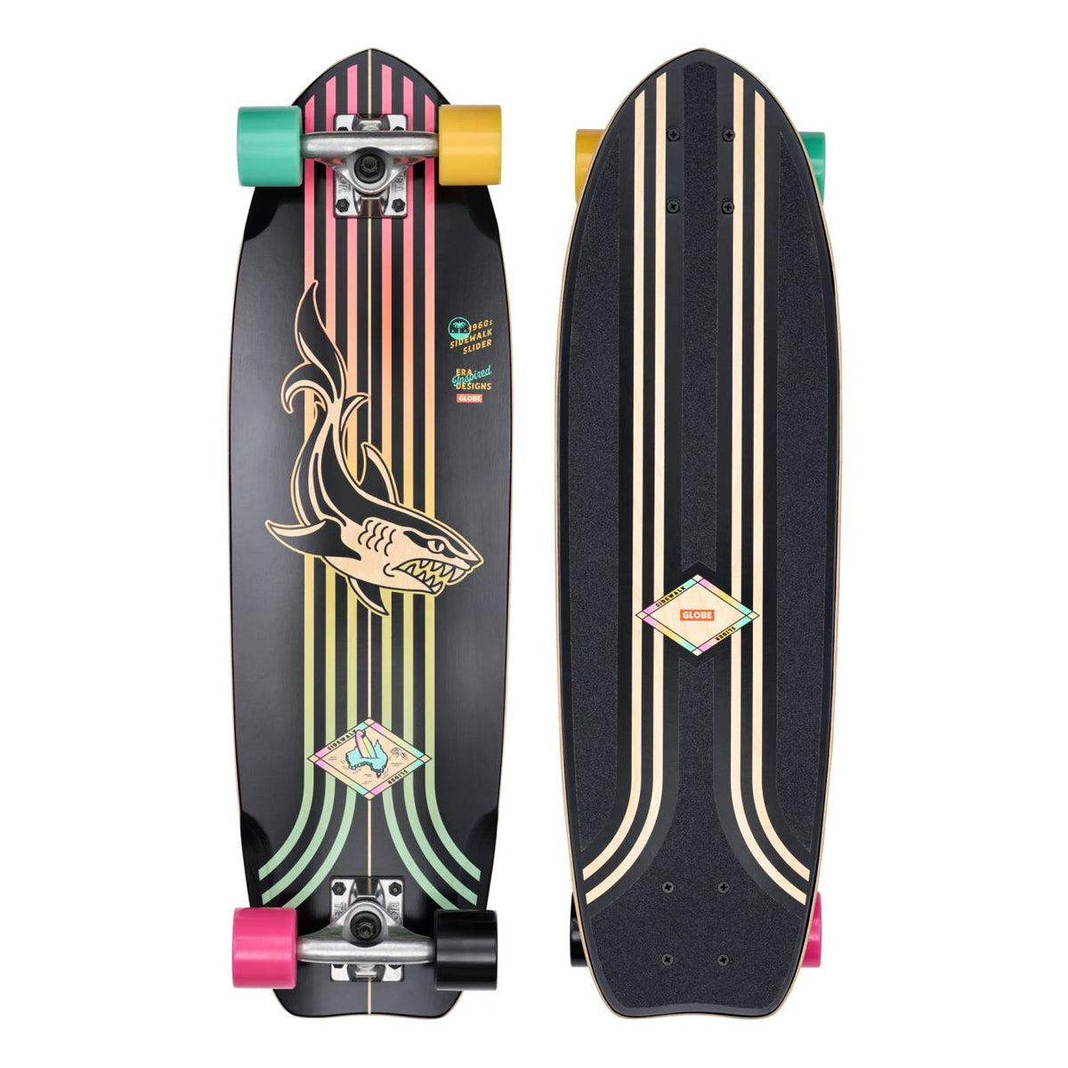 Cruiser Globe Sidewalk Slider Black Shark 28"