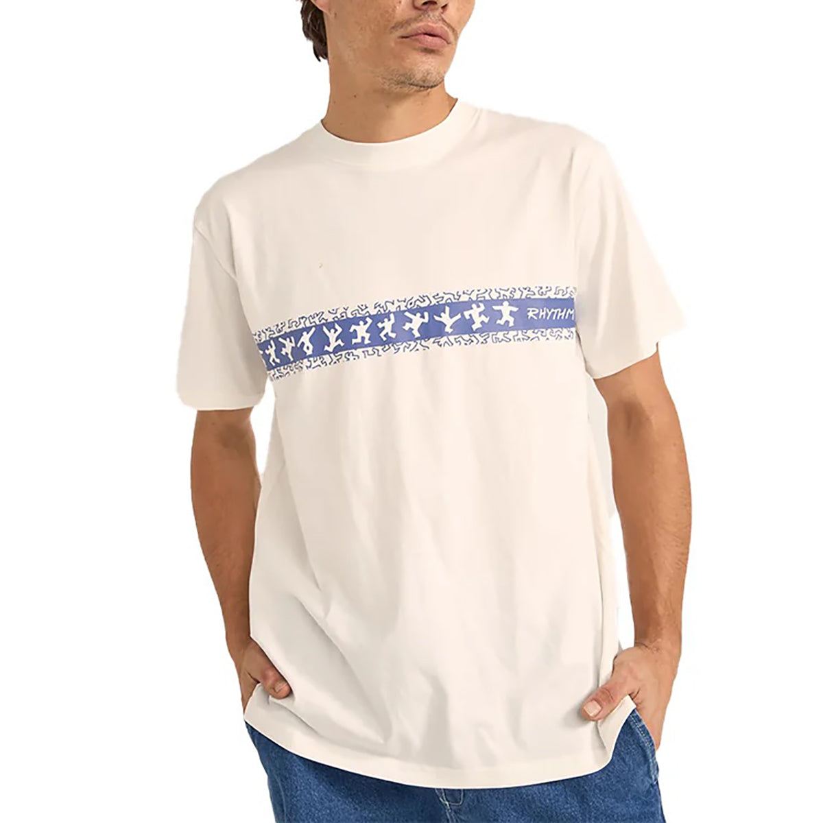 Camiseta Rhythm blanca de hombre