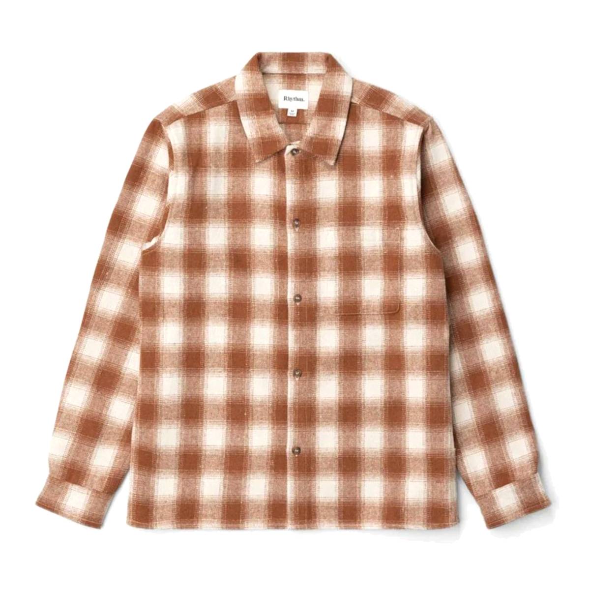 Camisa Manga Larga Rhythm Bison Tobacco