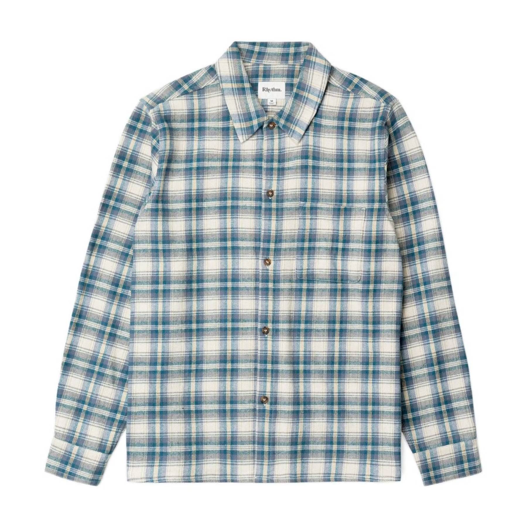 Camisa Manga Larga Rhythm Sur Flannel Natural