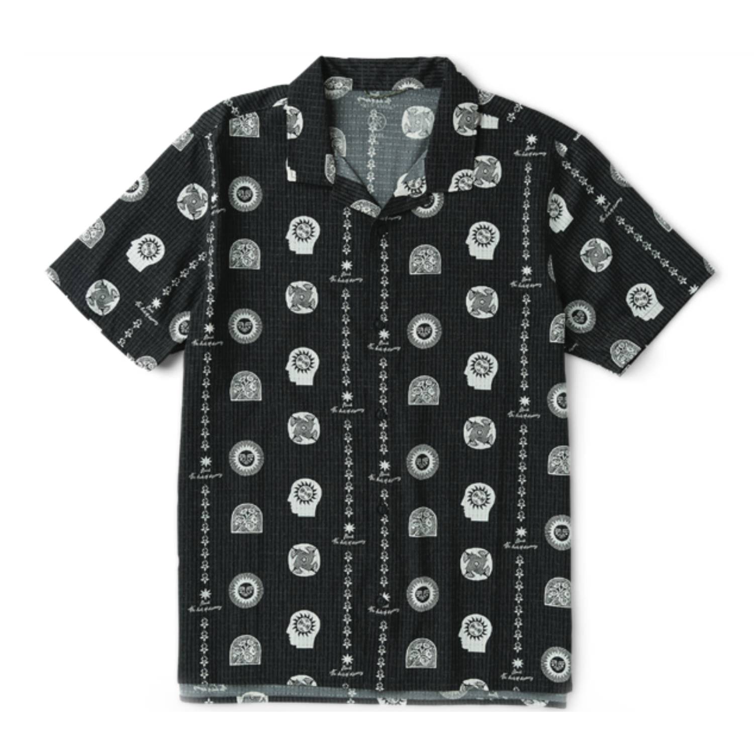 Camisa Roark Bless Up Trail Black Print
