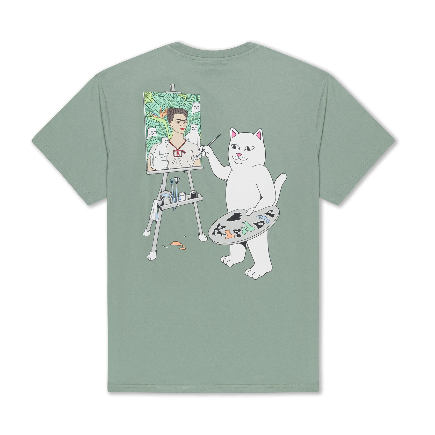 Camiseta Ripndip Art Club Dusty Sage