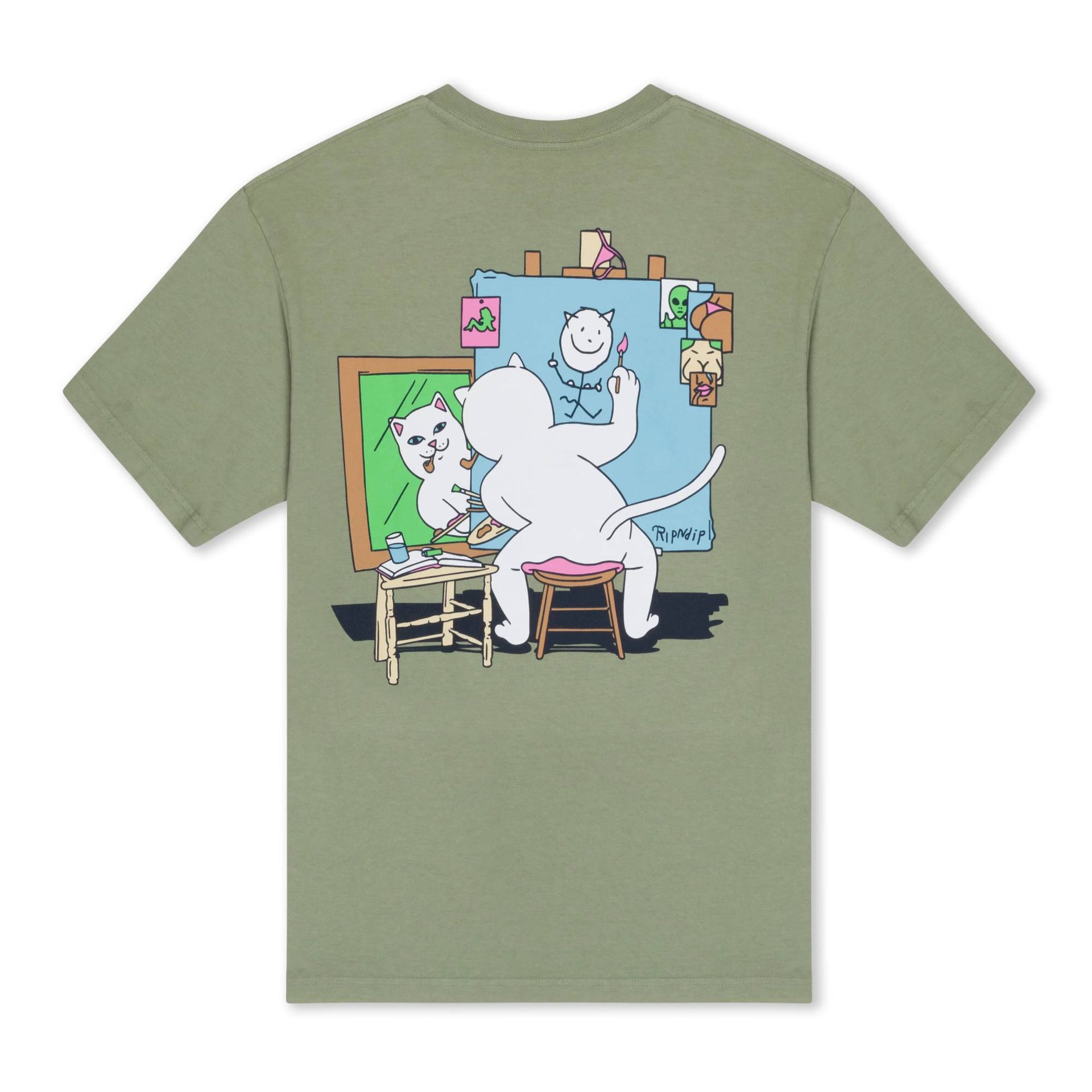 Camiseta Ripndio Nerman Rockwell Dusty Olive