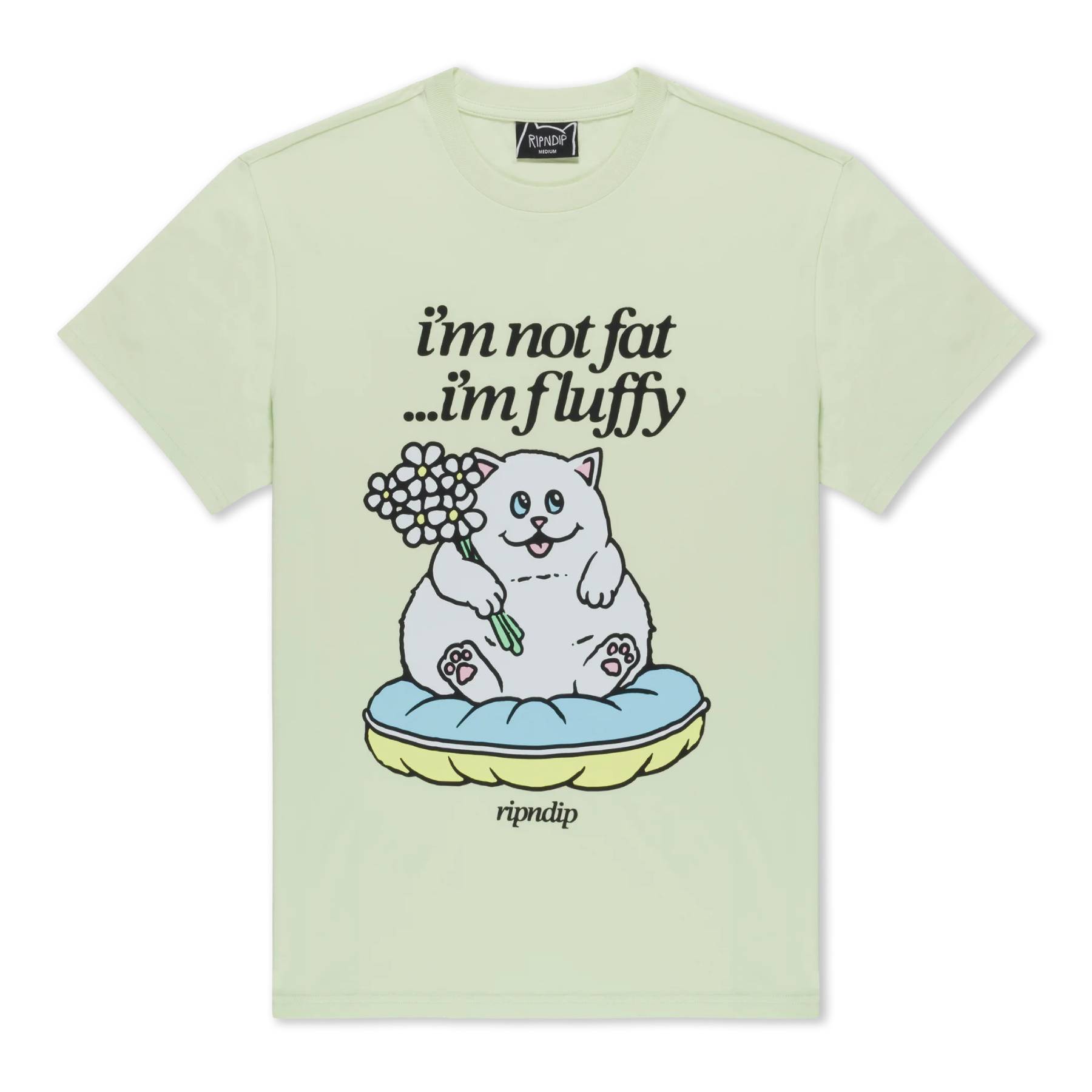 Camiseta Ripndip Fluffy Baby Light Lime