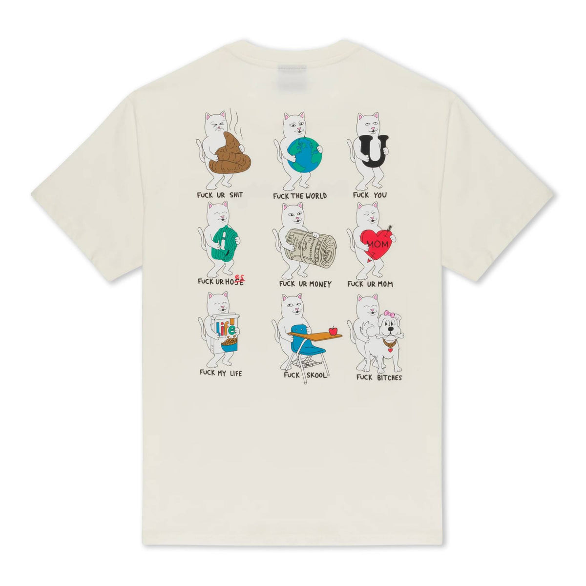 Camiseta Ripndip Fuck Everything Bone