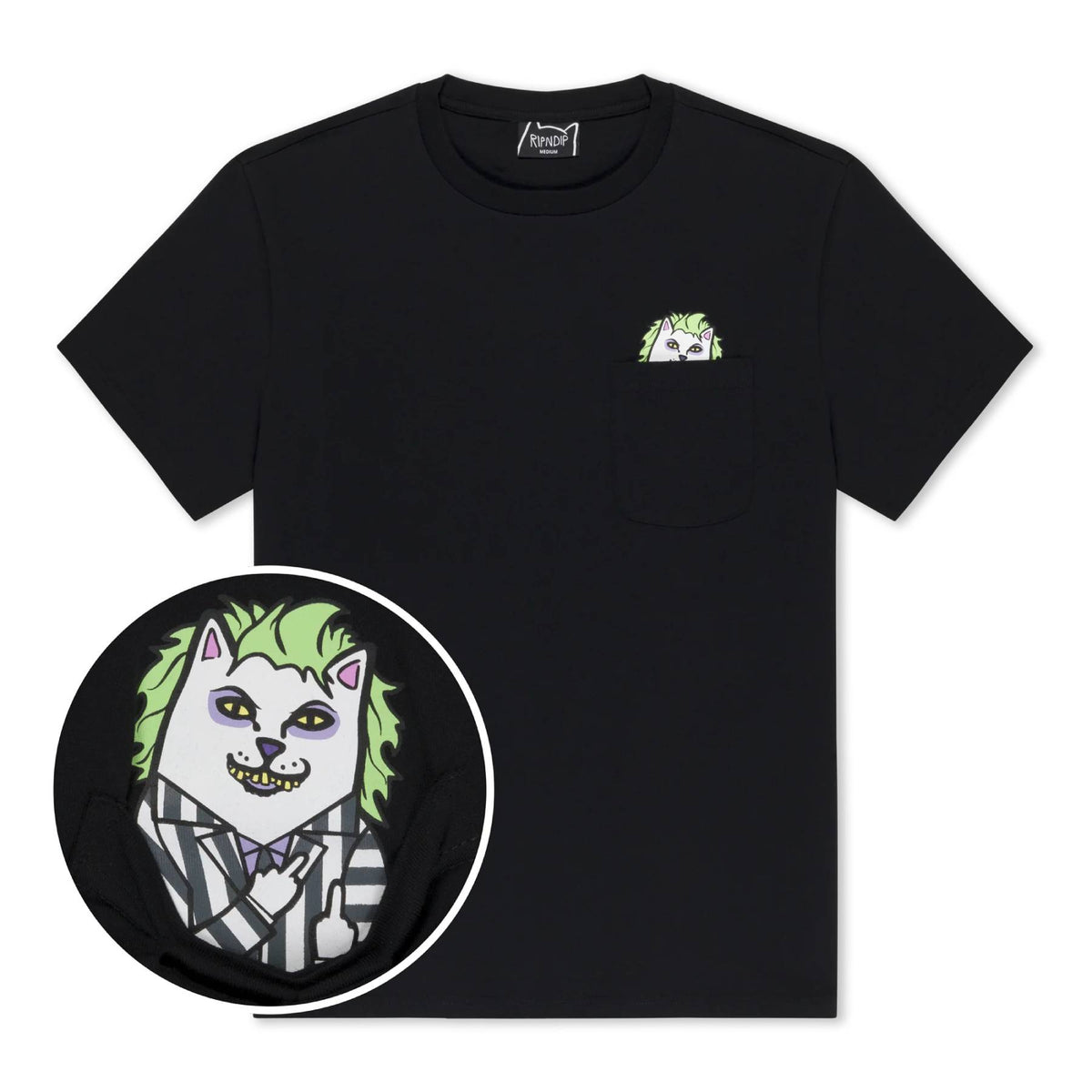 Camiseta Ripndip Bug Drank Pocket Black