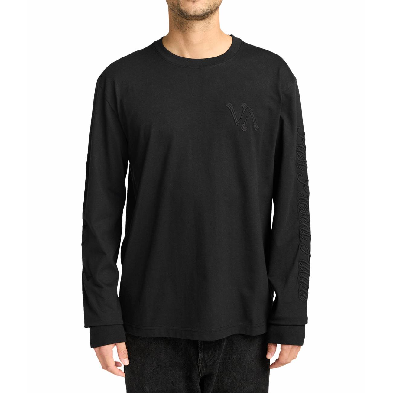 Camiseta Manga Larga RVCA Worldwide Black