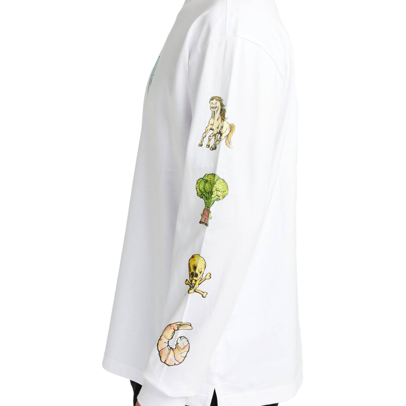 Camiseta Manga Larga RVCA Ksl White