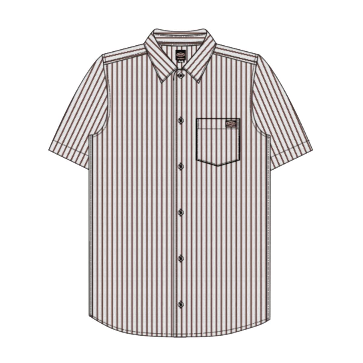 Camisa RVCA Dayshift Stripe II Natural