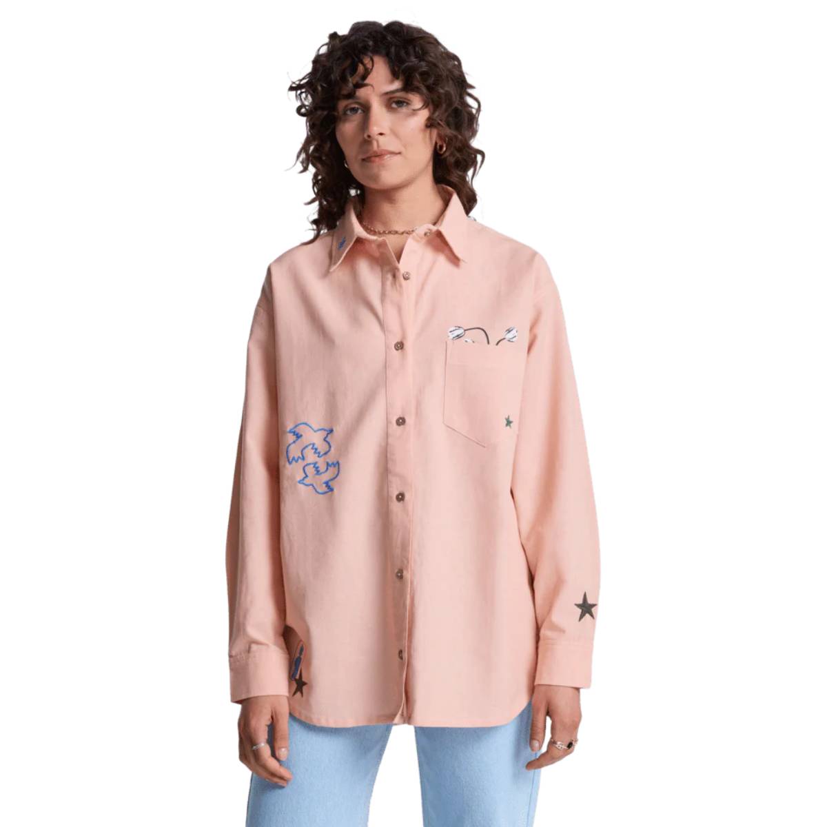 Camisa RVCA AF Elements Dusty Pink