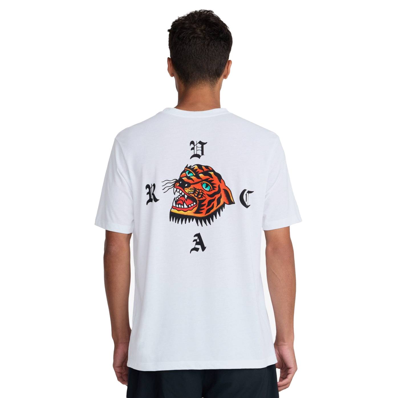 Camiseta RVCA Kaleb Tiger White
